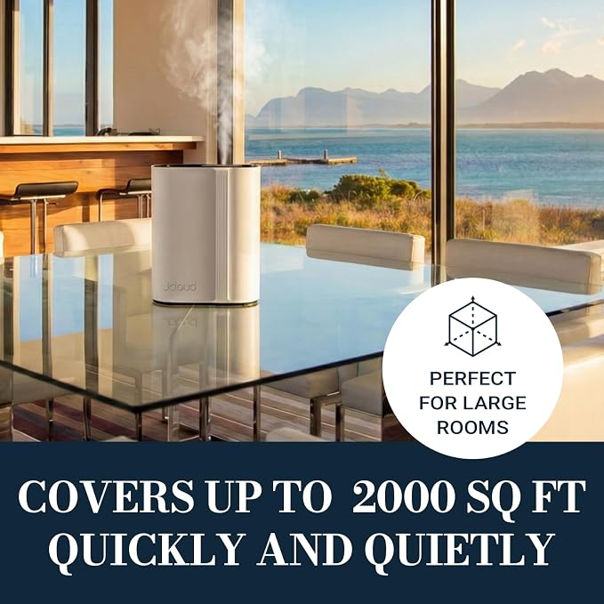 Hotel Scent Diffuser, Waterless Essential Oil Diffuser Cover Up to 2000 Sq Ft - HVAC Cold Air Scent Machine for Large Room