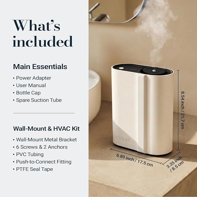 Hotel Scent Diffuser, Waterless Essential Oil Diffuser Cover Up to 2000 Sq Ft - HVAC Cold Air Scent Machine for Large Room