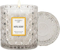 Hotel Scented Candle Natural Essential Oil, Luxury Scented Soy Jar Candle Gifts, Highly Scented, 8.1oz, Unique Blend to