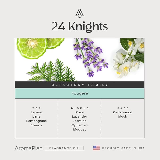 Hotel Scents 24 Knights 5 Fl Oz (148ml), Home Luxury Aroma & Hotel Fragrance Diffuser Oil- Hotel Diffuser Oil for