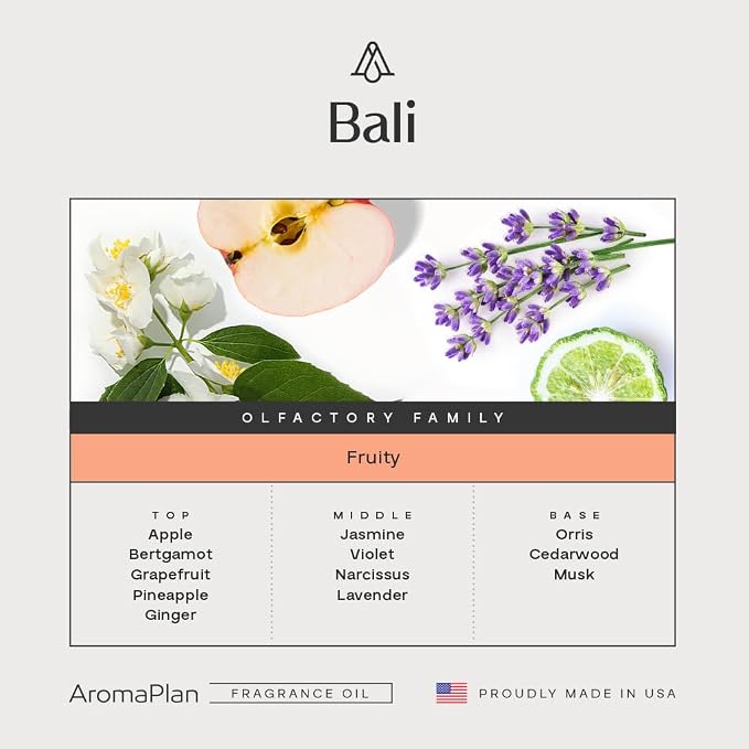 Hotel Scents Bali 5 Fl Oz (148ml), Home Luxury Aroma & Hotel Fragrance Diffuser Oil- Hotel Diffuser Oil for Aromatherapy