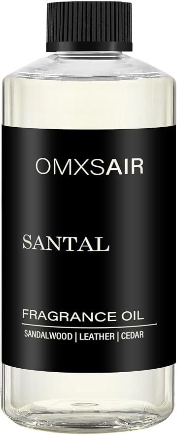 Hotel Scnet Diffuser Oil Santal 16.9Fl Oz(500ml) Value Size - Air Freshener Hotel&Car,Home- Luxury Essential Oils for