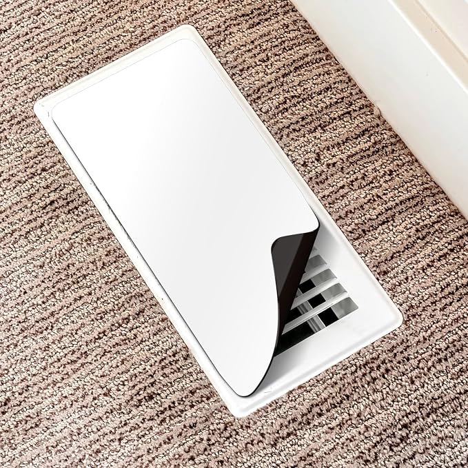 8 Pack Strong Magnetic Vent Covers, 5.5” × 12” Vent Cover Magnetic, Home and RV Vent Magnet Cover for Air Vents Wall