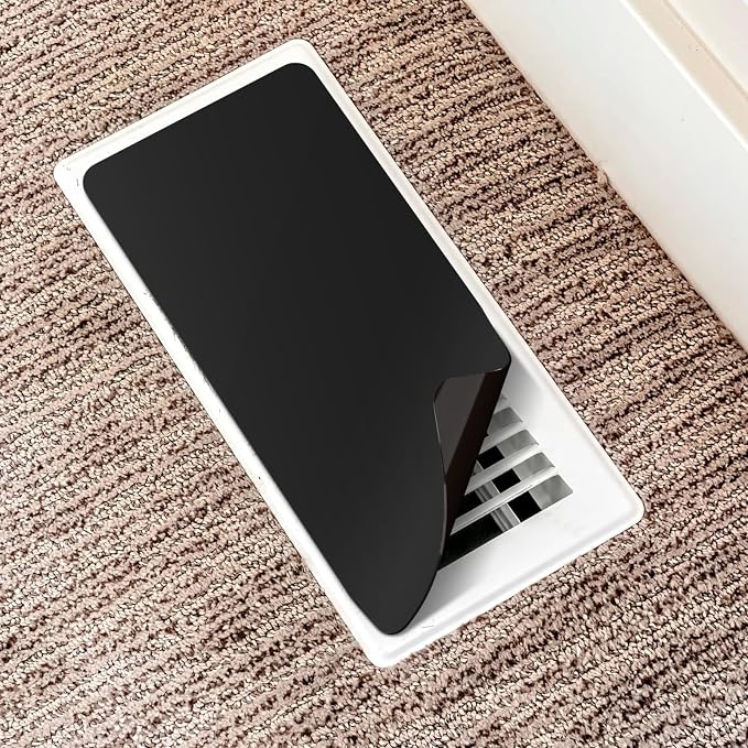 Strong Magnetic Vent Covers, 5.5” × 12” Vent Cover Magnetic, Home and RV Vent Magnet Cover for Air Vents Wall Ceiling