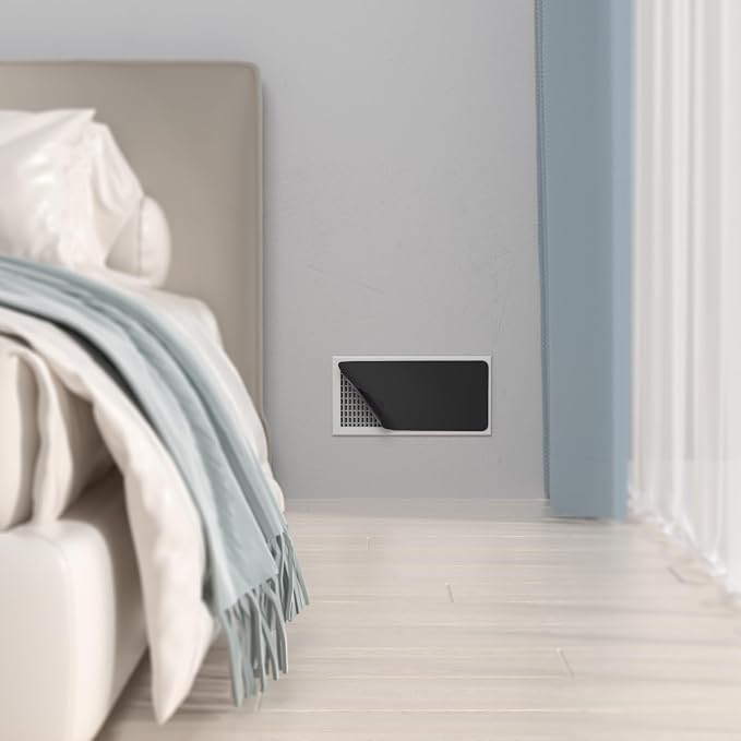 Strong Magnetic Vent Covers, 5.5” × 12” Vent Cover Magnetic, Home and RV Vent Magnet Cover for Air Vents Wall Ceiling