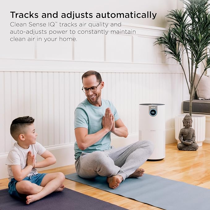 HP232 Clean Sense Air Purifier MAX with Odor Neutralizer Technology, Allergies, HEPA Filter, 1200 Sq Ft, XL Room, Whole Home