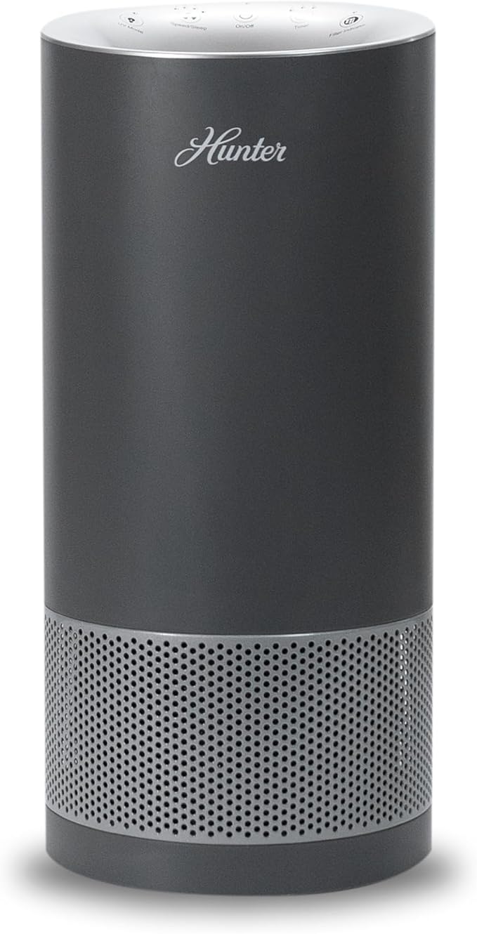 HP450UV Round Air Purifiers for Home, True HEPA Air Purifier Tower for Pets, Odors, Allergens, Smoke, Dust, VOC's., product