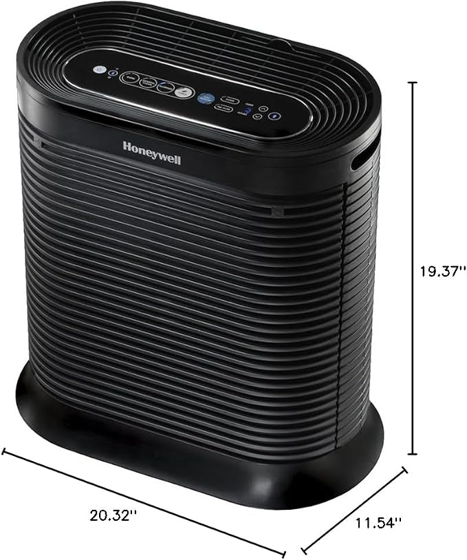 HPA-250 Bluetooth Smart True HEPA Air Purifier, Airborne Allergen Reducer for Large Rooms (310 sq ft), Black