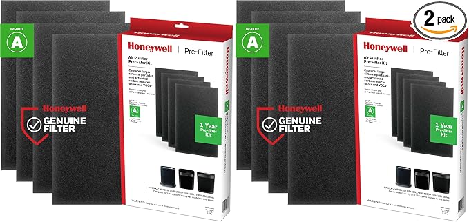 HRF-A300 Air Purifier Pre Kit Filter,4 Piece Set - Allergen Air Filter Targets Dust,VOC,Pet,Kitchen,and Wildfire/Smoke
