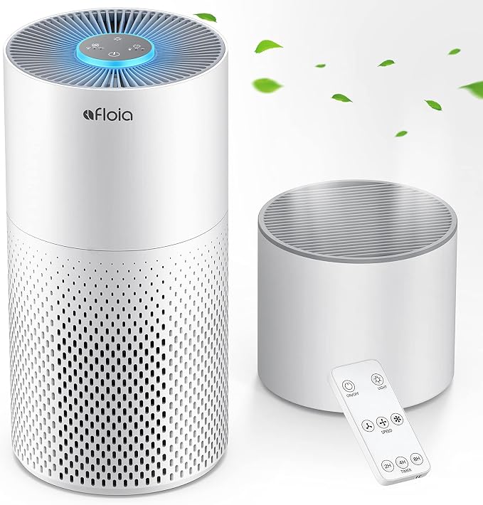 Humidifier and Air Purifier in One, Air Purifier and Humidifier Combo for Home, 22dB| 7 Colors Light Air Purifiers 2 in 1