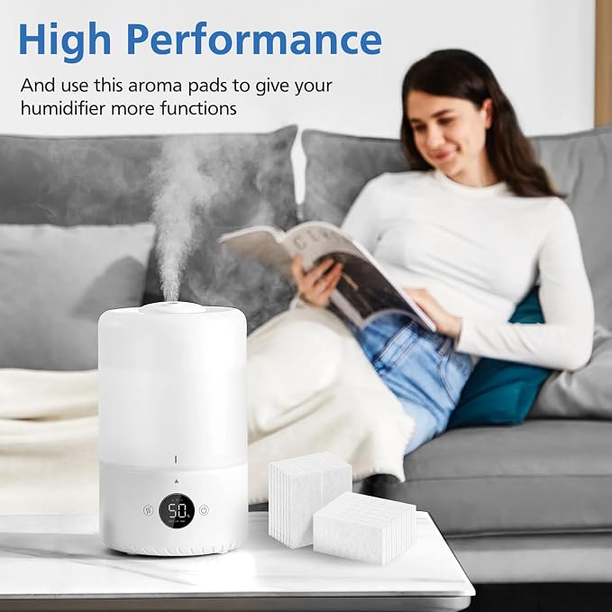 Humidifier Aroma Pads 30 Pack, Aroma Pad Replacement Filter Compatible with LV600S, Classic300S, LV600HH, alternate