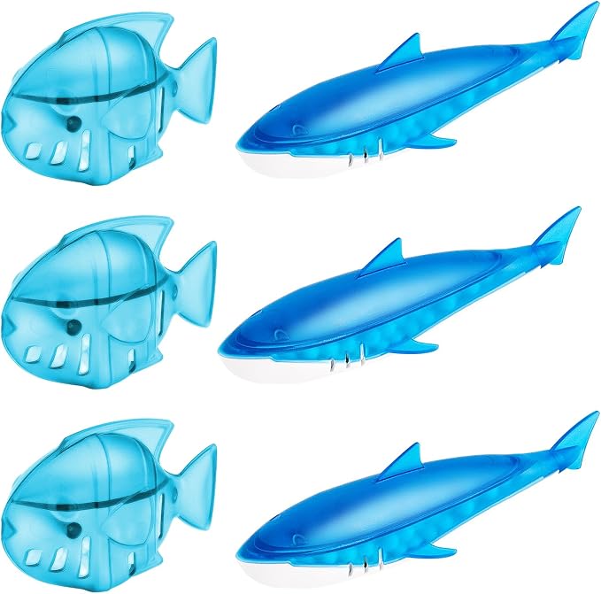 Humidifier Cleaner Float Shark & Fish -Humidifier Accessories Compatible with All Humidifiers and Fish Tanks(6 Pack), product