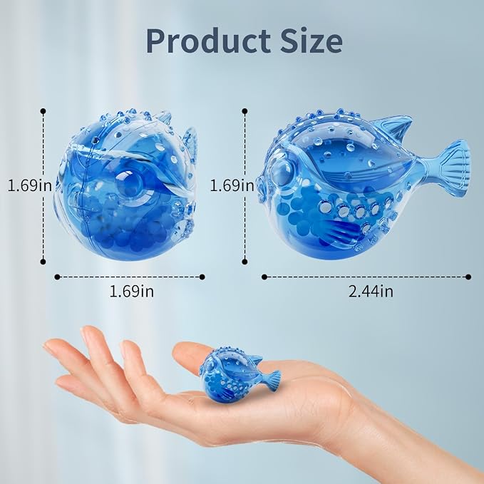 Humidifier Cleaning Fish: 12 Packs Humidifier Tank Cleaner Ball Compatible with Most Humidifiers, Purifier Water, alternate