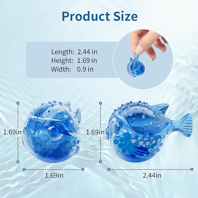 Humidifier Cleaning Fish - Humidifier Tank Cleaner Demineralization Cartridge | help reduce Hard Water Build-Up, alternate