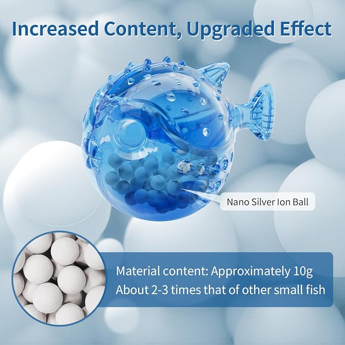 Humidifier Cleaning Fish - Humidifier Tank Cleaner Demineralization Cartridge | help reduce Hard Water Build-Up, alternate