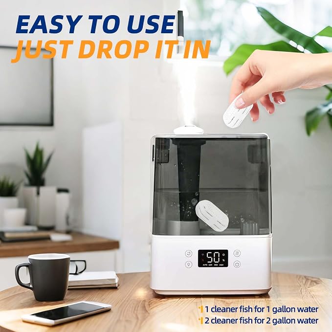 Humidifier Demineralization Cartridge, Compatible with All Top Fill Humidifiers, Calcium and Magnesium Ion Softening