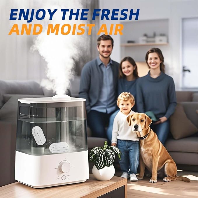 Humidifier Demineralization Cartridge, Compatible with All Top Fill Humidifiers, Calcium and Magnesium Ion Softening