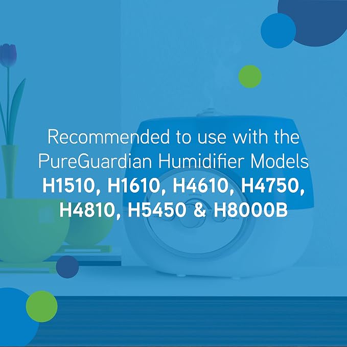 Humidifier Demineralization Filter, Cartridge 1, help reduce Release of Minerals, Lasts 1000 Hours, White, FLTDC, alternate