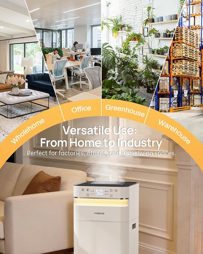 Humidifier Large Room 21L/5.6gal, 1500sq.ft Whole House Humidifiers for Home, Large Humidifier for Bedroom, alternate product