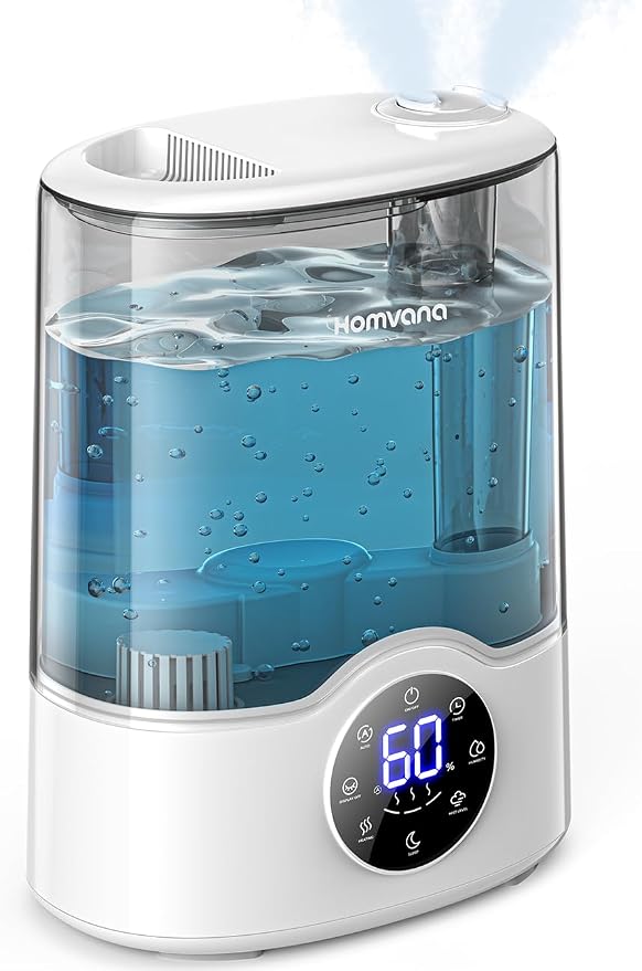 Humidifier Large Room, 7L (807ft2) Smart Warm and Cool Mist, Top-Fill Humidifiers for Bedroom Baby Nursery Grow Tent, product