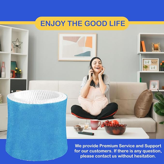 Humidifier Wicking Filter Replacement 2.0 Compatible with Canopy Bedside and Nursery Humidifier 2.0, Wood Pulp & Paper