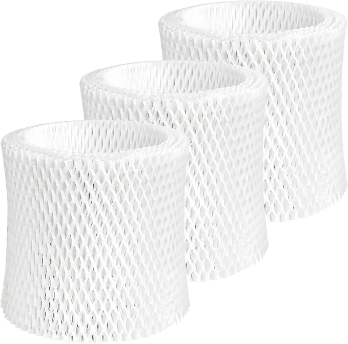 Humidifier Wicking Replacement Filter Compatible with Canopy Bedside and Nursery Humidifier, Wood Pulp & Paper Filter, 3 Pack