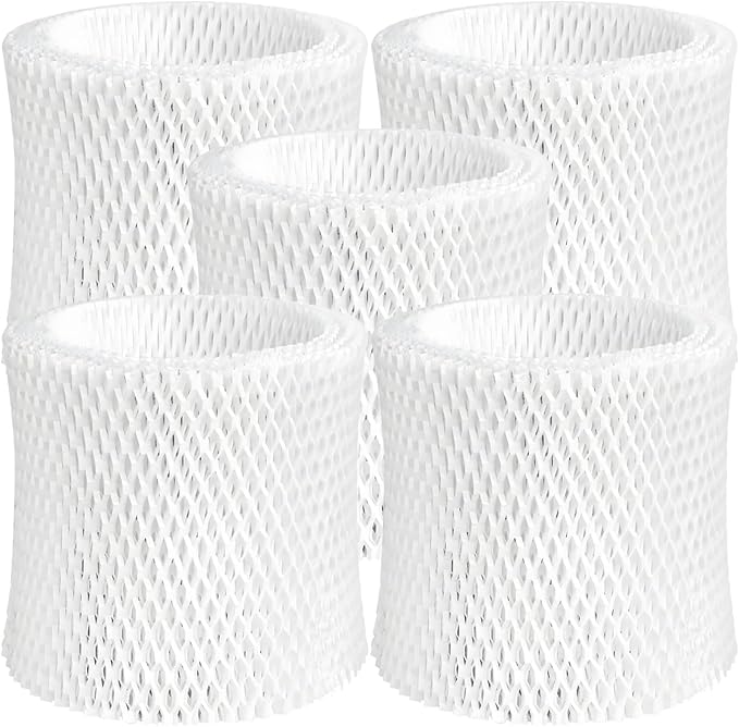 Humidifier Wicking Replacement Filter Compatible with Canopy Bedside and Nursery Humidifier, Wood Pulp & Paper Filter, 5