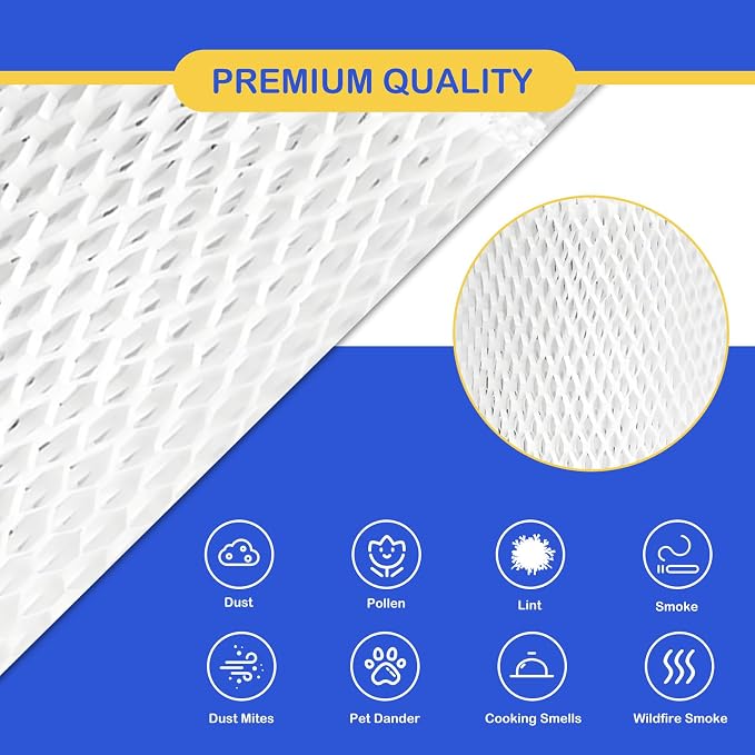 Humidifier Wicking Replacement Filter Compatible with Canopy Bedside and Nursery Humidifier, Wood Pulp & Paper Filter, 5