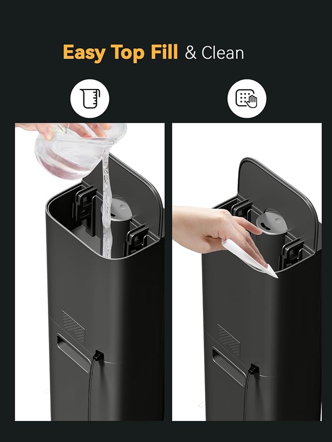 Humidifiers for Bedroom, 8L Quiet Humidifiers for Large Room with Timer, 360°Nozzle, alternate product view 9