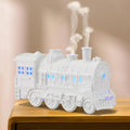 Humidifiers for Bedroom, Cool Quiet Steam Train Looking Mist Air Humidifier Diffuser for Home Baby Nursery & Plants and Auto
