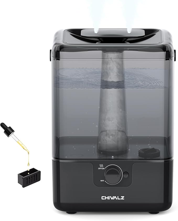 Humidifiers for Bedroom Large Room Home, 6L Cool Mist Humidifier for Baby and Plant, Oil Diffuser, product image