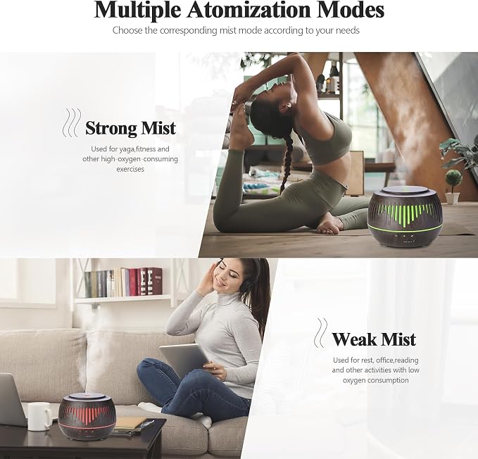 Humidifiers for Bedroom Large Room Home Whole House Baby Kids Plants,Cute Aromatherapy Diffuser 500ml Ultrasonic Cool Mist