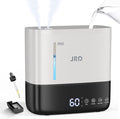 Humidifiers for Bedroom, Ultrasonic Humidifier 4L for Large Room, Cool Mist Top-Fill, 40H Run, 12H Timer, 360° Nozzle