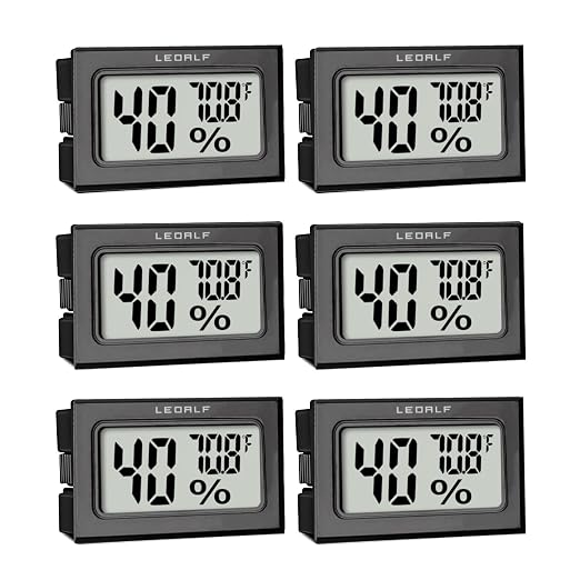 Humidity Meter Hygrometer Room Thermometer Indoor Digital Temperature and Humidity Monitor Mini Hygrometer