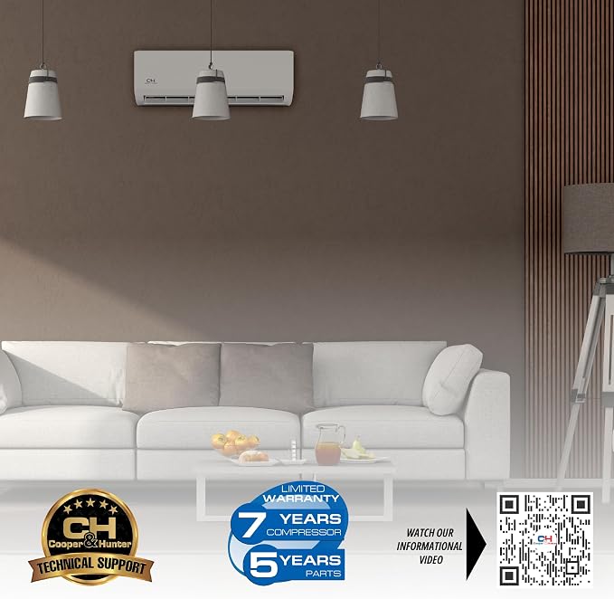 Hyper Heat 6,000 BTU 230V Mini Split AC/Heating System, Ductless Wall Mount (Works at -22F), alternate product view 3