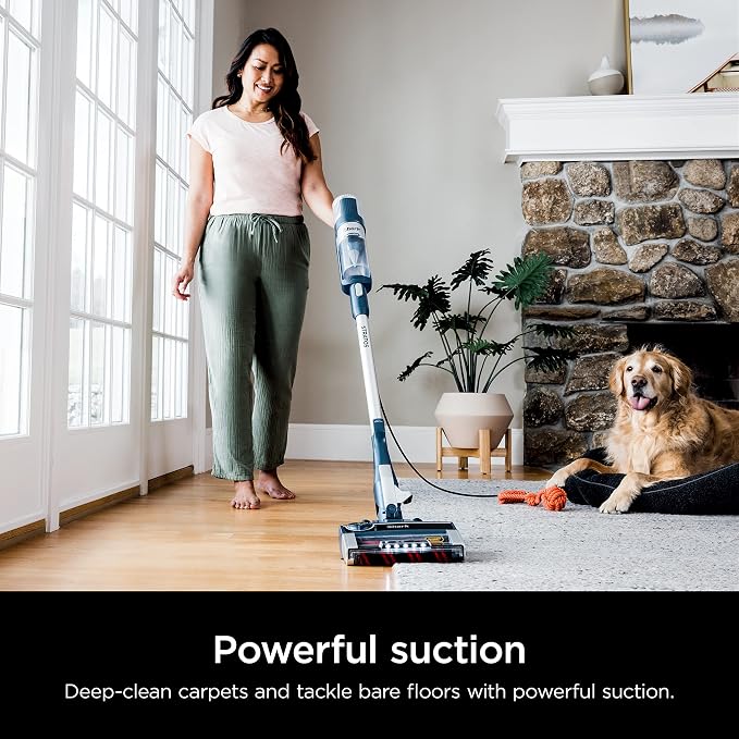 HZ3002 Stratos Ultralight Corded Stick Vacuum with DuoClean PowerFins HairPro, Self-Cleaning Brushroll, & Odor Neutralizer