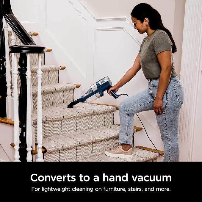 HZ3002 Stratos Ultralight Corded Stick Vacuum with DuoClean PowerFins HairPro, Self-Cleaning Brushroll, & Odor Neutralizer