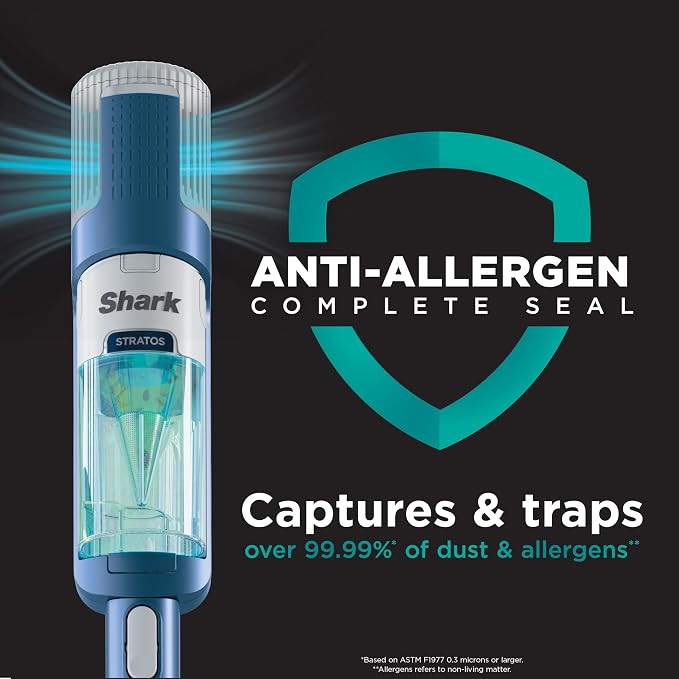 HZ3002 Stratos Ultralight Corded Stick Vacuum with DuoClean PowerFins HairPro, Self-Cleaning Brushroll, & Odor Neutralizer