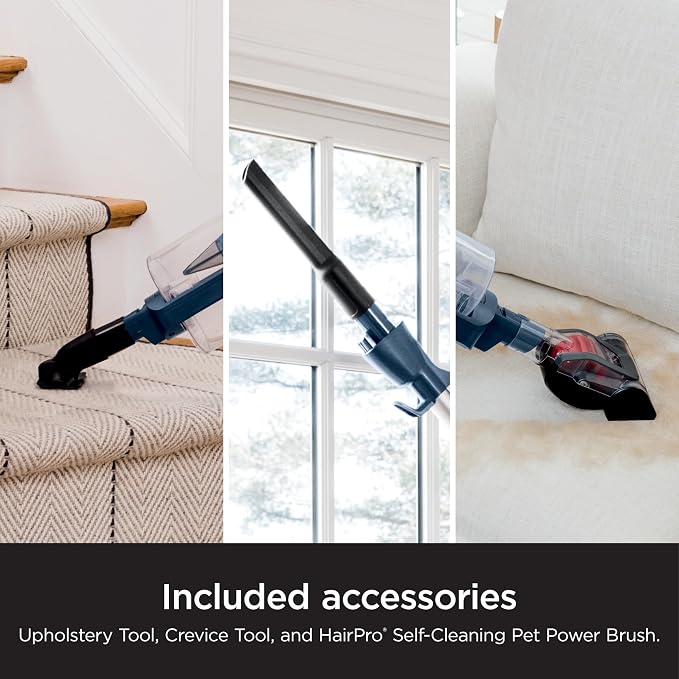 HZ3002 Stratos Ultralight Corded Stick Vacuum with DuoClean PowerFins HairPro, Self-Cleaning Brushroll, & Odor Neutralizer