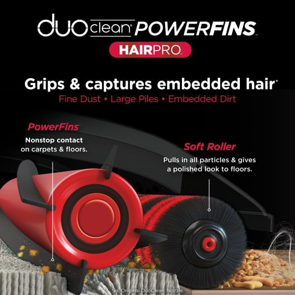 HZ3002 Stratos Ultralight Corded Stick Vacuum with DuoClean PowerFins HairPro, Self-Cleaning Brushroll, & Odor Neutralizer