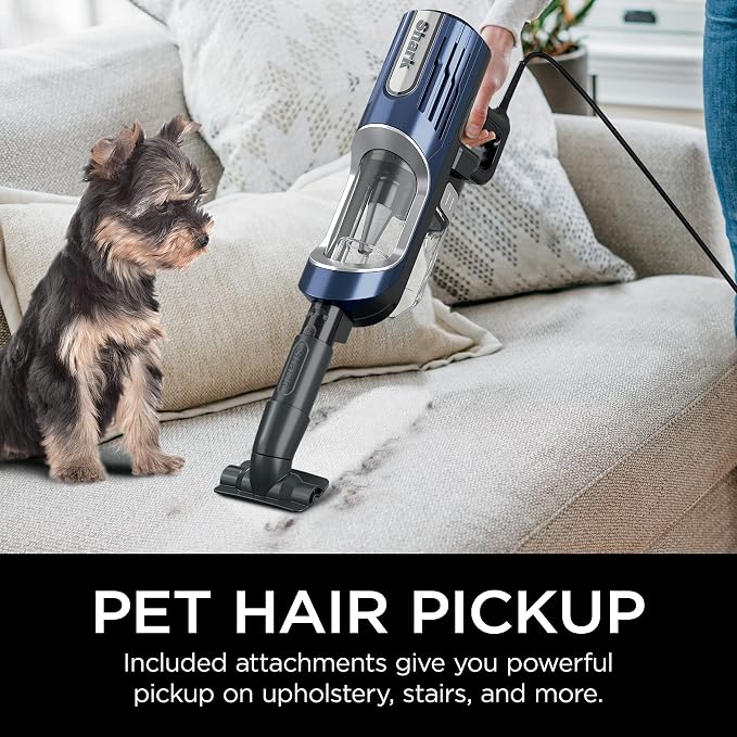 HZ600C Ultralight Pet Pro Corded Stick Vacuum with PowerFins & Self-Cleaning Brushroll, Perfect for Pets, Converts to Hand