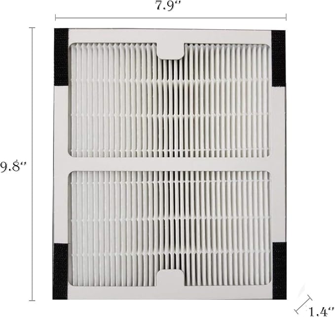 Idylis Air Purifier Filter A - 2 Pack HEPA & Carbon Filter Set for Idylis IAP-10-100, IAP-10-150, AC-2119, Model IAF-H-100A