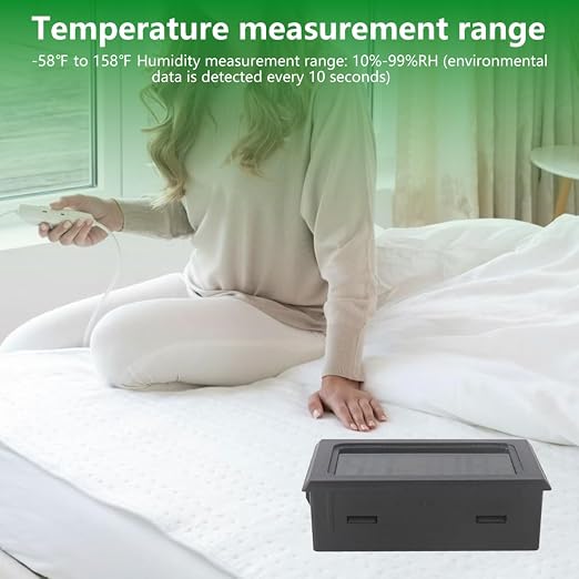 Improved Pack of 6 Mini Small Digital Hygrometer Thermometer Indoor Temperature and Humidity Meter Gauge with Temp Humidity