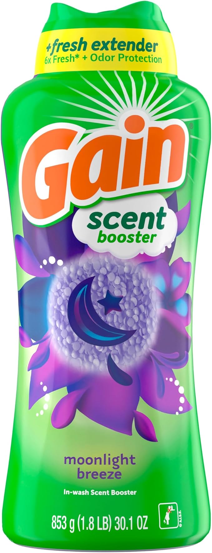 In-Wash Laundry Scent Booster, Moonlight Breeze Scent, 30.1 OZ, Fresh Extender + Odor Protection, alternate product view 9