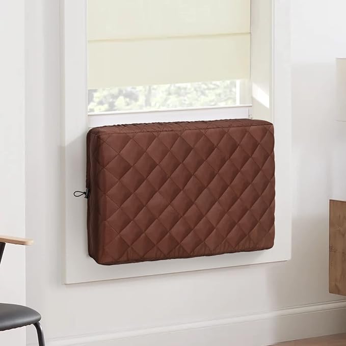 Indoor Air Conditioner Cover AC Cover for Inside Window Unit 28 x 20 x 3.5 inches(L x H x D),White, alternate product view 8