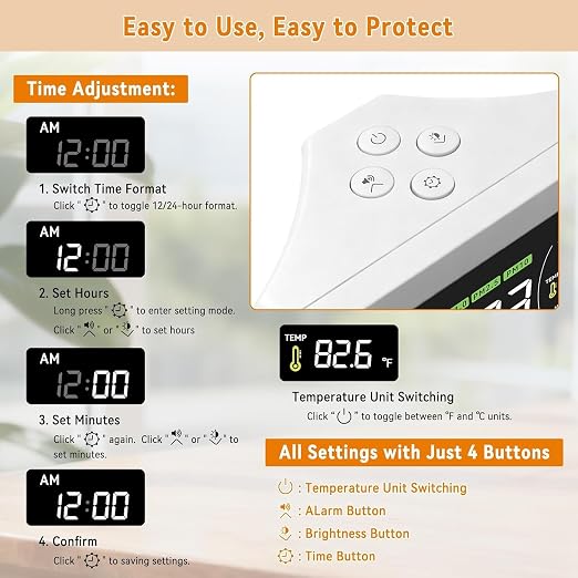 Indoor Air Quality Monitor 16-in-1 with CO2 Detector, PM2.5P, PM10, M1.0, HCHO & TVOC – Portable Air Quality Tester with AQI