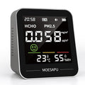 Indoor Air Quality Monitor, Formaldehyde Particulate Matter Detector, PM2.5 HCHO Temperature Humidity Meter, AQI Reader in