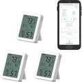 Indoor Hygrometer Thermometer, 3 Pack, YS8023 with Comfort Level Display, Max/Min Tracking, LoRa Technology, 180-Day Cloud