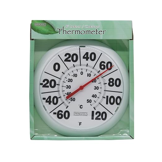 Indoor Outdoor Big and Bold Dial Thermometer, Wireless Thermometer with Easy to Read Large Numbers for Patio, Pool, alternate