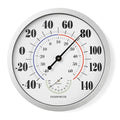 Indoor Outdoor Thermometer Wall Large Numbers Thermometer No Battery 12" Hanging Digital Weather Hygrometers for Home Garden